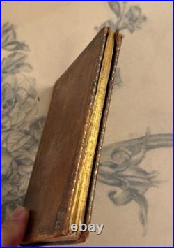 Antique Catholic Prayer Book Recueil De Prieres Choisies French German 18th C