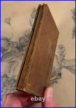 Antique Catholic Prayer Book Recueil De Prieres Choisies French German 18th C