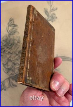 Antique Catholic Prayer Book Recueil De Prieres Choisies French German 18th C