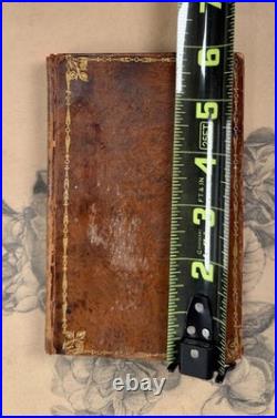 Antique Catholic Prayer Book Recueil De Prieres Choisies French German 18th C