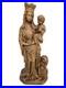 Antique-Ceramic-Our-Lady-of-Flanders-With-Lion-Chalkware-Religious-Statue-Saint-01-ewt