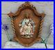 Antique-Ceramic-Wall-plaque-madonna-child-putti-angels-Religious-01-lejk