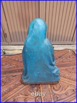 Antique Chalk Pieta Sculpture statue religious