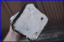 Antique Chalk sacred heart madonna statue religious