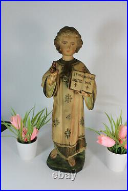 Antique Chalkware religious chalkware statue young jesus