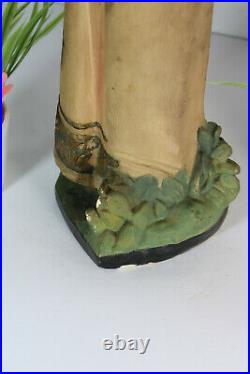 Antique Chalkware religious chalkware statue young jesus