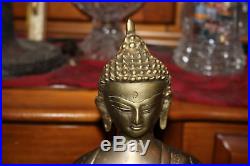 Antique Chinese Buddhist Buddha Bronze Brass Metal Religious Spiritual Statue