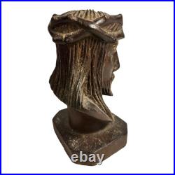 Antique Christian Religious Hand Carved Wood Jesus Statue Antique Christian Religious Hand Carved Wood Jesus Statue