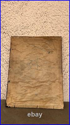 Antique Collection Religious Shrine Crucifix American Flag Embroidered 1920s