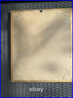 Antique Copper Silver Plated Madonna w Child Art Deco Religious Icon MCM VTG