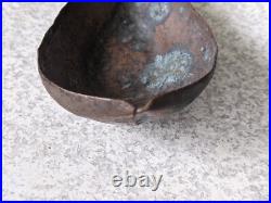 Antique Copper Yoni Indian Temple Religious Ritual Water Pourer 4 1/2 Inch