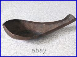 Antique Copper Yoni Indian Temple Religious Ritual Water Pourer 4 1/2 Inch