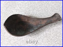 Antique Copper Yoni Indian Temple Religious Ritual Water Pourer 4 1/2 Inch