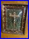 Antique-Crucifix-Under-The-Bubble-Glass-Religious-Altar-Church-01-xu