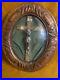 Antique-Crucifix-Under-The-Bubble-Glass-Wooden-Frame-Religious-Church-Altar-01-ghe