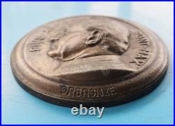 Antique Daprato Studios (Chicago-New York) PIVS-XI Pont-max Bronze Plaque (RARE)