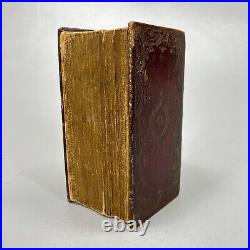 Antique Dutch Bible dated 1791 Leather Bound Old & New Testament Religious Book