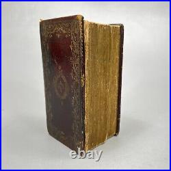 Antique Dutch Bible dated 1791 Leather Bound Old & New Testament Religious Book