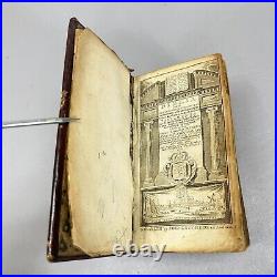 Antique Dutch Bible dated 1791 Leather Bound Old & New Testament Religious Book