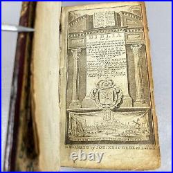 Antique Dutch Bible dated 1791 Leather Bound Old & New Testament Religious Book