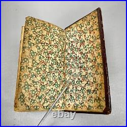 Antique Dutch Bible dated 1791 Leather Bound Old & New Testament Religious Book