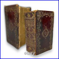 Antique Dutch Bible dated 1791 Leather Bound Old & New Testament Religious Book