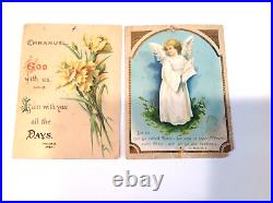 Antique Early 1900's Religious Themed Cards Set of 7