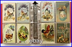 Antique Early 1900s Lot Of 443 EASTER Postcards Used Condition Some With Stamps
