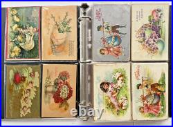 Antique Early 1900s Lot Of 443 EASTER Postcards Used Condition Some With Stamps