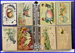 Antique Early 1900s Lot Of 443 EASTER Postcards Used Condition Some With Stamps