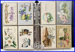 Antique Early 1900s Lot Of 443 EASTER Postcards Used Condition Some With Stamps