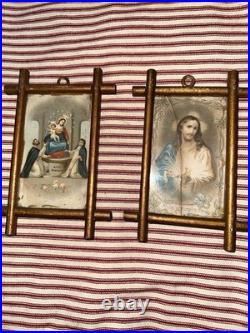 Antique Early Framed Religious Images