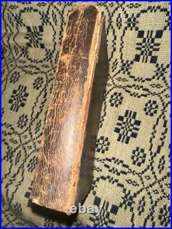Antique Early Leather Bound Religious Book
