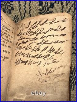 Antique Early Leather Bound Religious Book