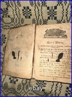 Antique Early Leather Bound Religious Book