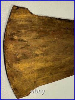 Antique Egyptian Middle East Picture Of Man On Horse Religious Ornate Frame