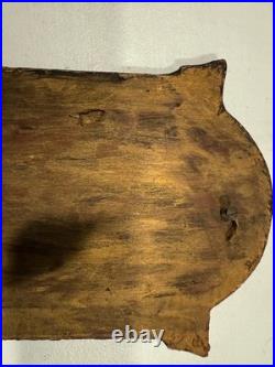 Antique Egyptian Middle East Picture Of Man On Horse Religious Ornate Frame