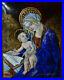 Antique-Enamel-Portrait-Religious-Limoges-France-Plaque-Plato-Virgin-Mary-Jesus-01-le