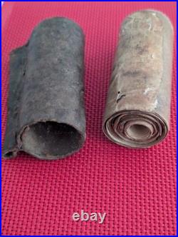 Antique Ethiopian Amulet Manuscript Scroll Handwritten Magical Prayer Protection