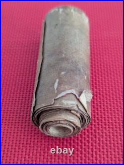 Antique Ethiopian Amulet Manuscript Scroll Handwritten Magical Prayer Protection