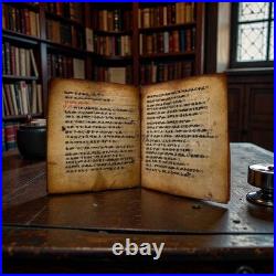 Antique Ethiopian Ge'ez Illuminated Manuscript Bible- Handwritten Parchment, 18c