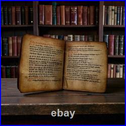 Antique Ethiopian Ge'ez Illuminated Manuscript Bible- Handwritten Parchment, 18c