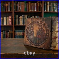 Antique Ethiopian Ge'ez Illuminated Manuscript Bible- Handwritten Parchment, 18c
