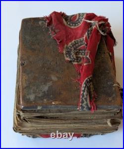 Antique Ethiopian Orthodox Coptic Bible Ge'ez Manuscript Written On Parchment