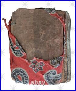 Antique Ethiopian Orthodox Coptic Bible Ge'ez Manuscript Written On Parchment
