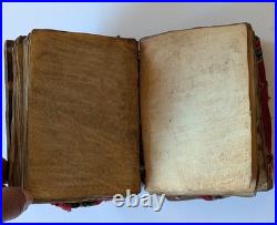 Antique Ethiopian Orthodox Coptic Bible Ge'ez Manuscript Written On Parchment