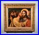 Antique-Framed-Oil-on-Panel-Painting-of-Jesus-and-Judas-Religious-by-Hendrix-01-jd