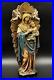 Antique-French-14-5-Ceramic-Madonna-Child-Statue-Religious-Angels-Polychrome-01-ke