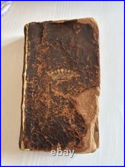 Antique French Book Pub. 1669 WithSecret CompartmentCollectible Free Shipping