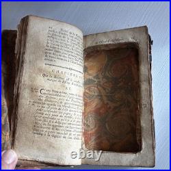 Antique French Book Pub. 1669 WithSecret CompartmentCollectible Free Shipping